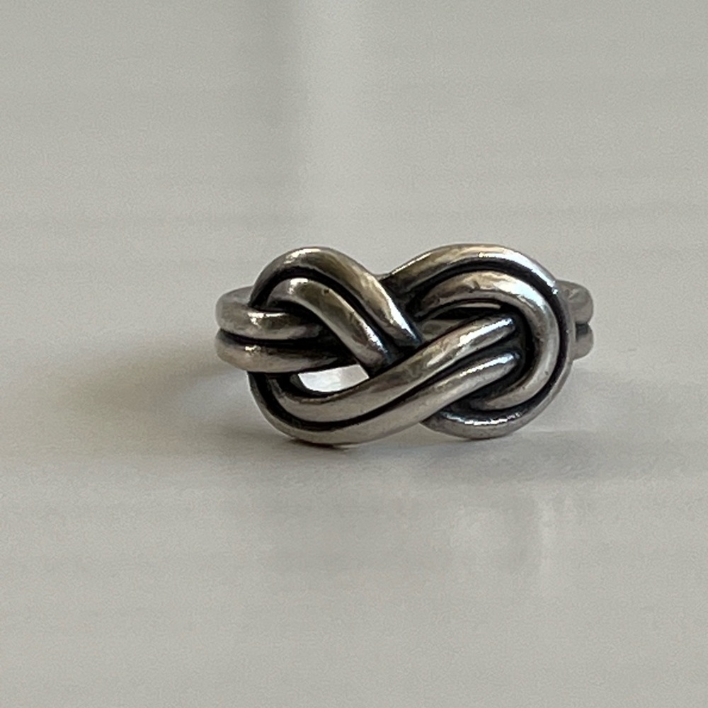James avery sterling retired infinity love knot